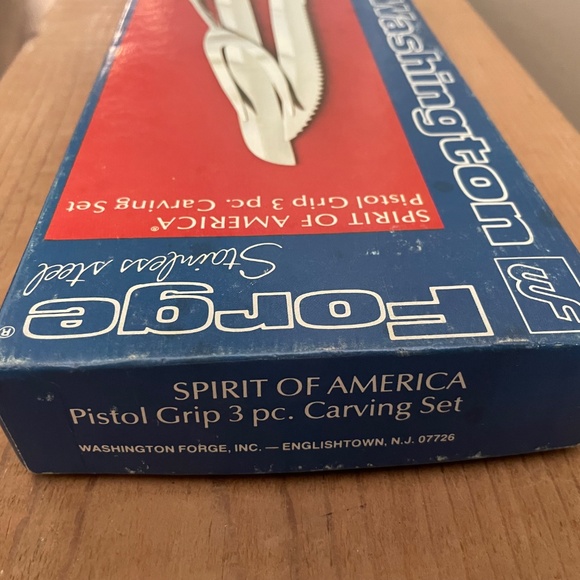 Vintage Washington Forge Spirit of America Pistol Grip 3 Piece - Picture 8 of 8